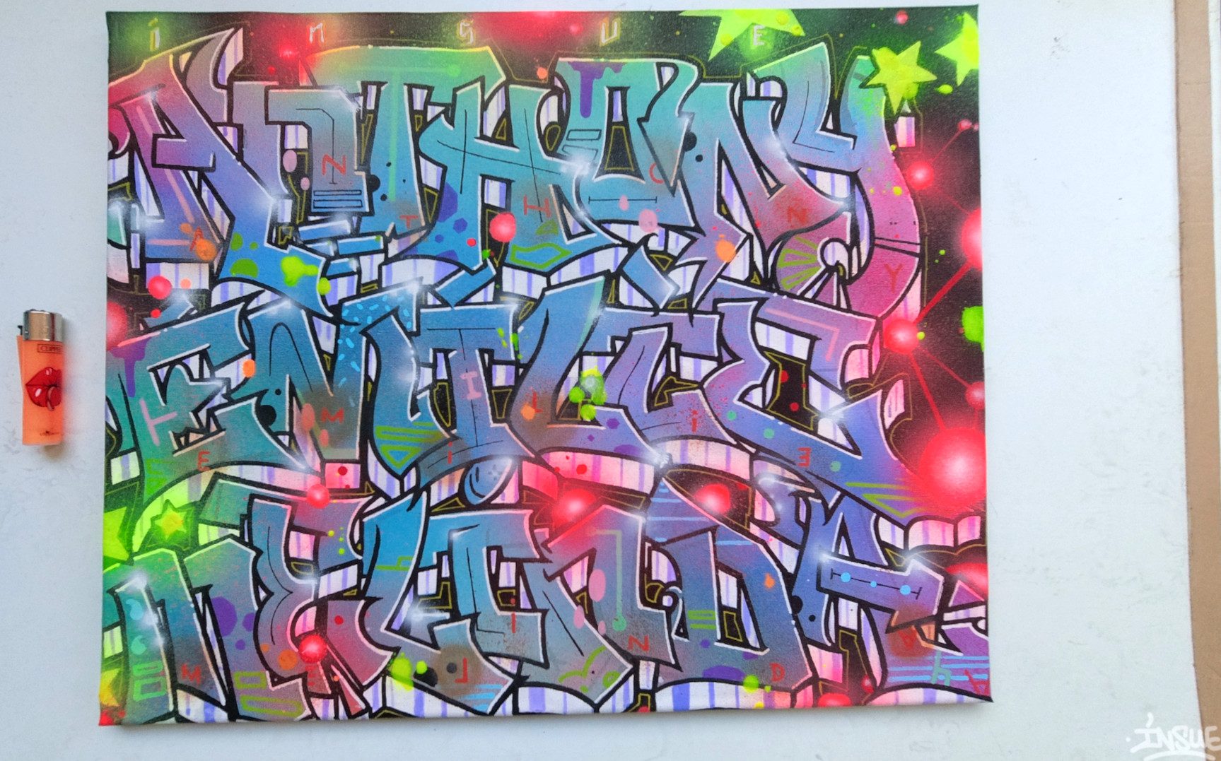 Toile graffiti & street art sur commande | Coloriz déco by Insue